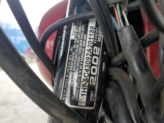 2002 HONDA VT1100 C2 1HFSC43092A201188