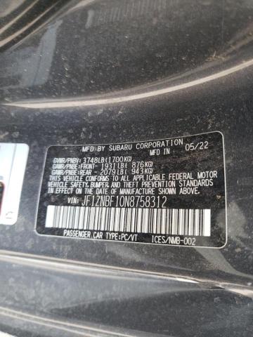 2022 TOYOTA GR 86 PREM JF1ZNBF10N8758312
