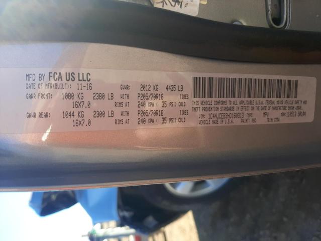 1C4NJCEB3HD160313 Jeep Compass Latitude