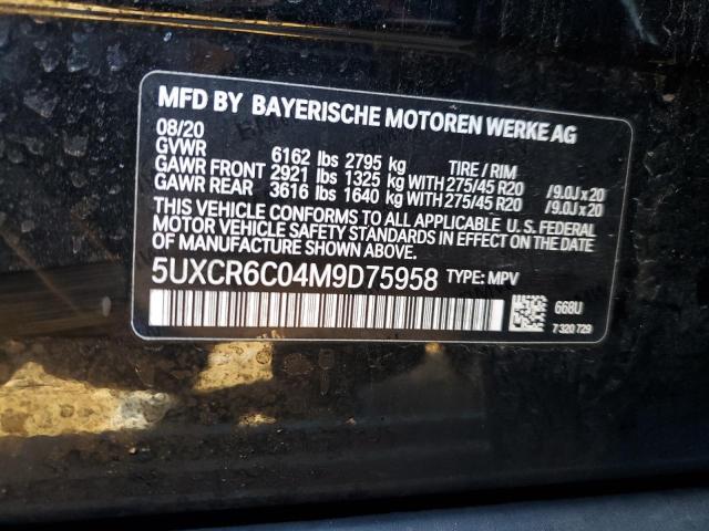 5UXCR6C04M9D75958 2021 BMW X5, photo no. 13