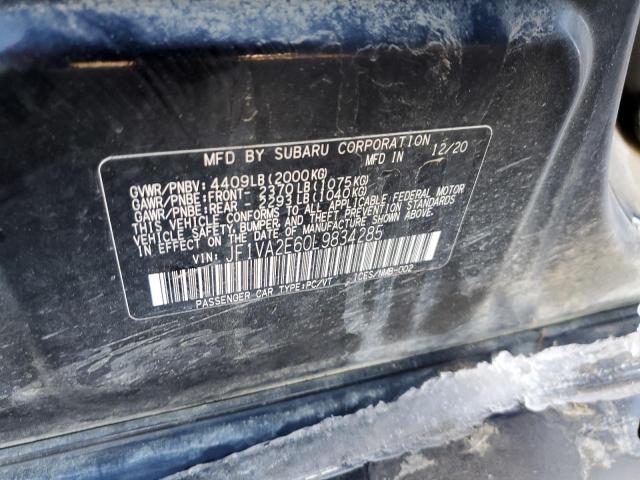 JF1VA2E60L9834285 Subaru Wrx Sti