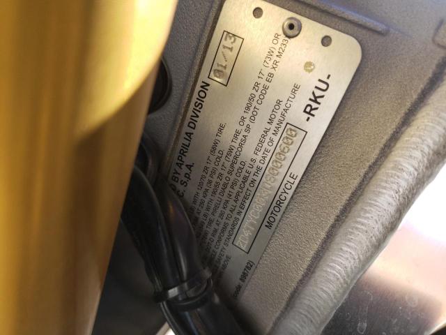 2013 APRILIA TUONO VR4 ZD4TYC003DS000600