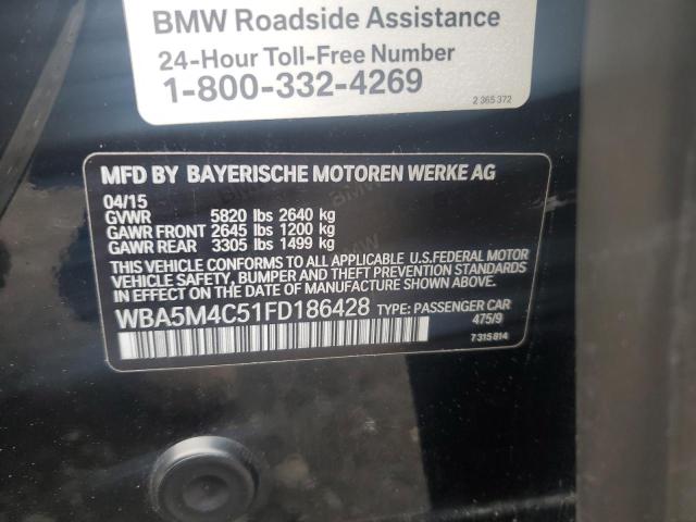 2015 BMW 535 XIGT - WBA5M4C51FD186428