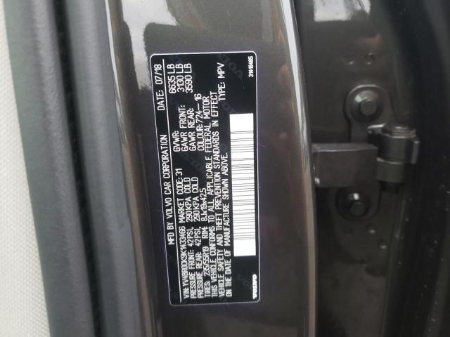 2019 VOLVO XC90 T8 MO YV4BR0CK9K1433466