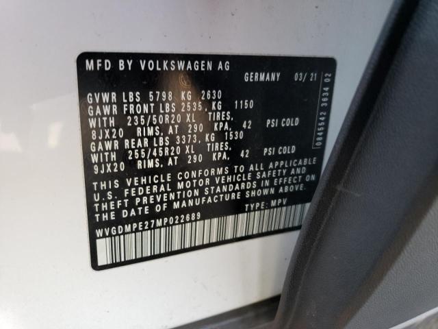 2021 VOLKSWAGEN ID.4 FIRST WVGDMPE27MP022689