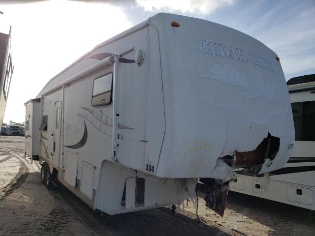 Salvage trucks for sale at Arcadia, FL auction: 2005 Trailers 5th Wheel