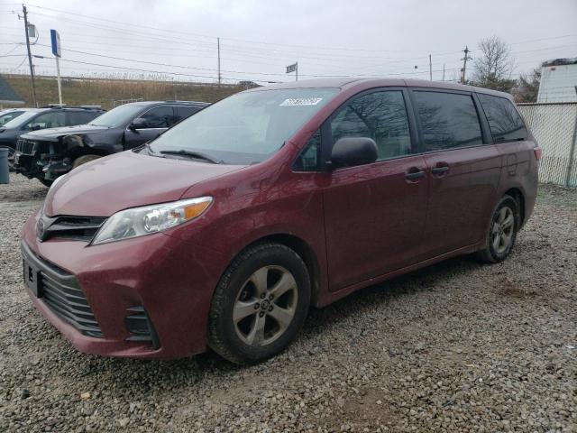 Salvage cars for sale from Copart Northfield, OH: 2018 Toyota Sienna L