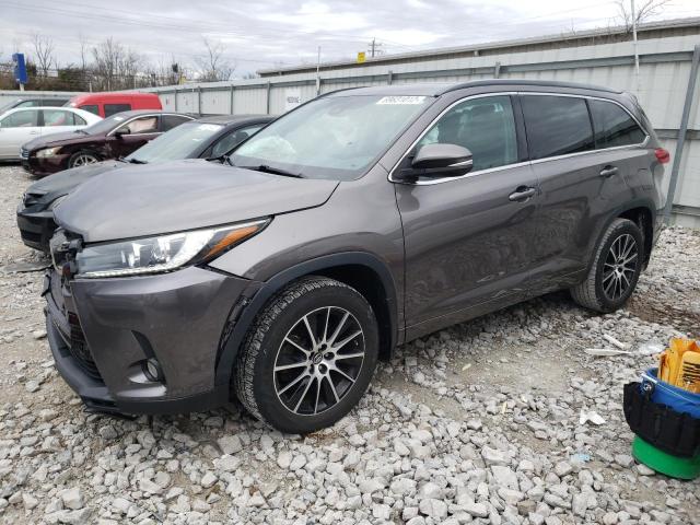 Salvage cars for sale from Copart Walton, KY: 2017 Toyota Highlander