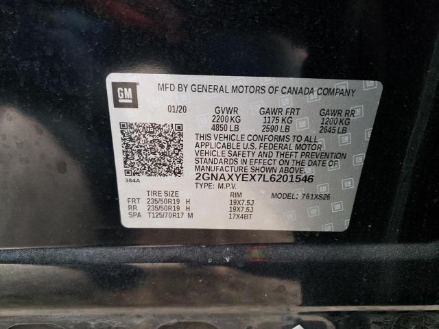 2020 CHEVROLET EQUINOX PR - 2GNAXYEX7L6201546