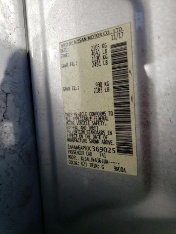 1N4AA6AP9JC369025 Nissan Maxima 3.5s