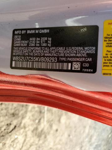 2019 BMW M2 COMPETI WBS2U7C55KVB09293