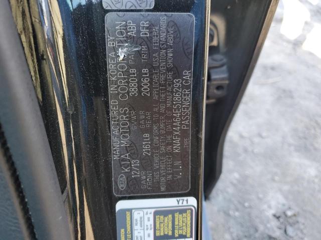 KNAFX4A64E5186293 KIA FORTE LX