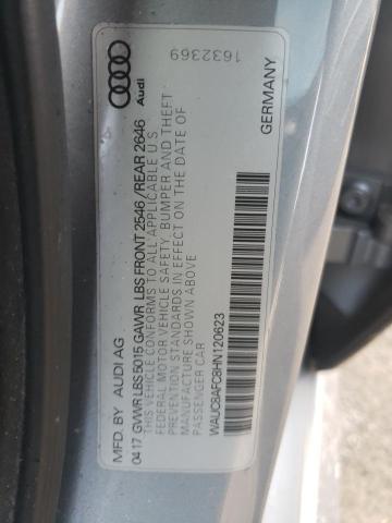 2017 AUDI A6 WAUC8AFC8HN120623