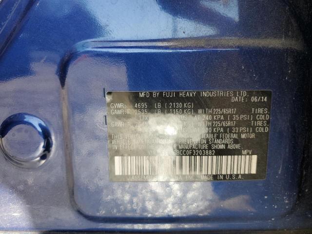 4S4BSBCC0F3203882 Subaru Outback 2.5i Premium