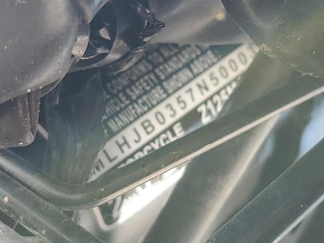 2022 HONDA Z125 MA - MLHJB0357N5000364