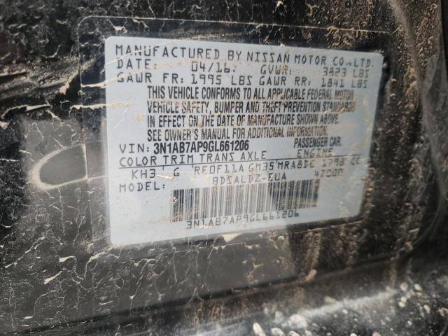 2016 NISSAN SENTRA S - 3N1AB7AP9GL661206