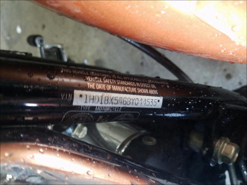 2008 HARLEY-DAVIDSON FLSTF 105T 1HD1BX5468Y044535