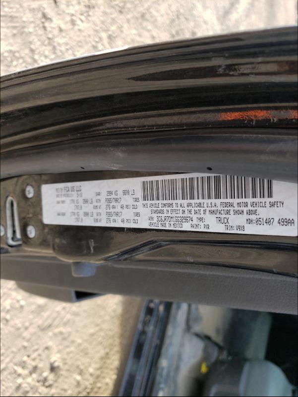 2016 RAM 1500 ST 3C6JR7DM1GG329674