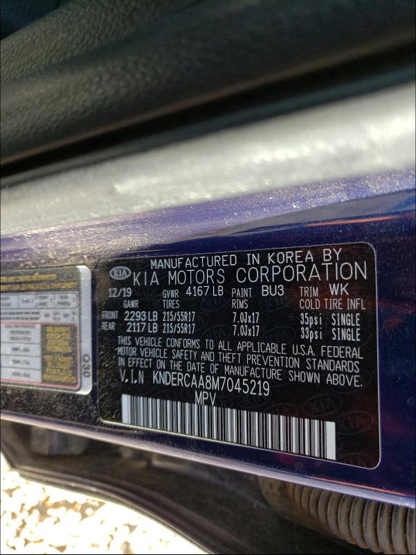 2021 KIA SELTOS EX KNDERCAA8M7045219
