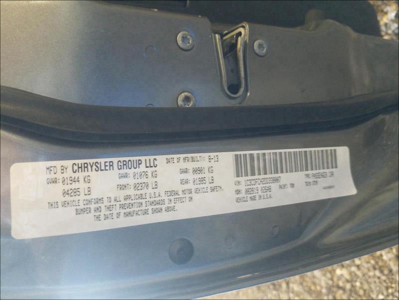 1C3CDFCH2DD338007 2013 Dodge Dart Limit 1.4L