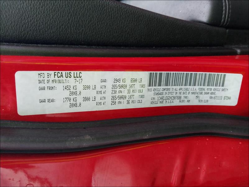 2017 DODGE DURANGO GT 1C4RDJDG2HC907688