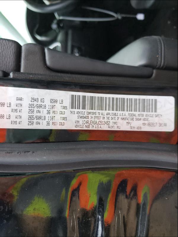 2018 JEEP GRAND CHER 1C4RJEAG0JC512452