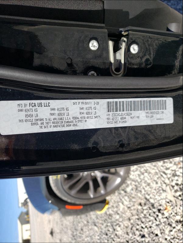 2020 DODGE CHARGER SC 2C3CDXGJ2LH136224