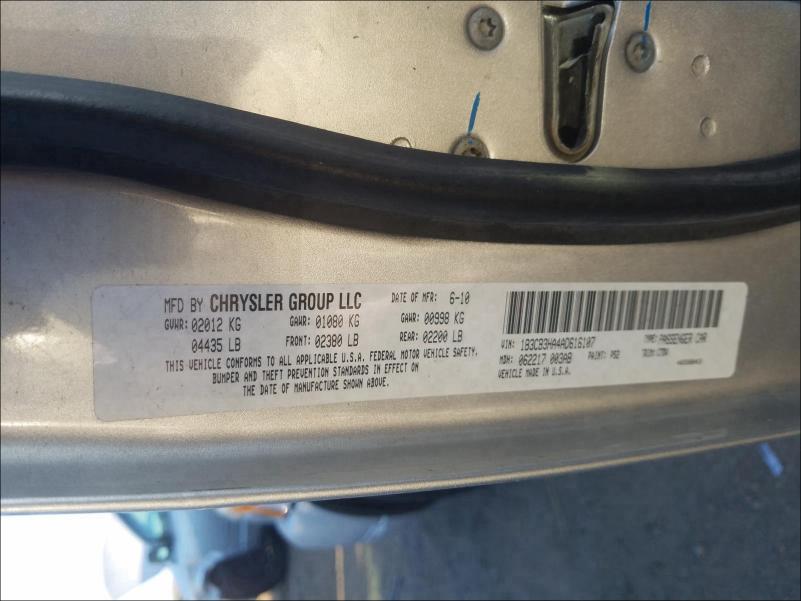 2010 DODGE CALIBER 1B3CB3HA4AD616107