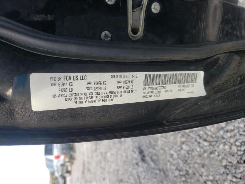 2015 DODGE DART 1C3CDFAA1FD277502