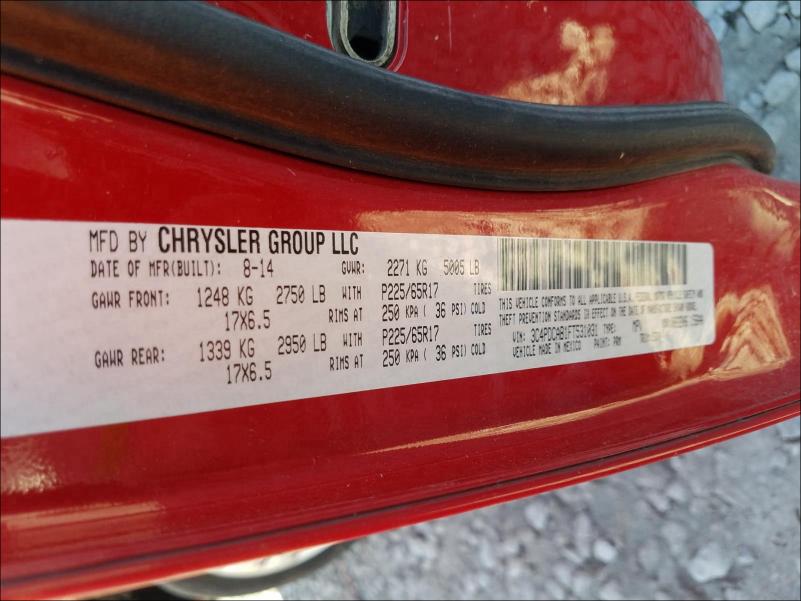 2015 DODGE JOURNEY SE 3C4PDCAB1FT531031