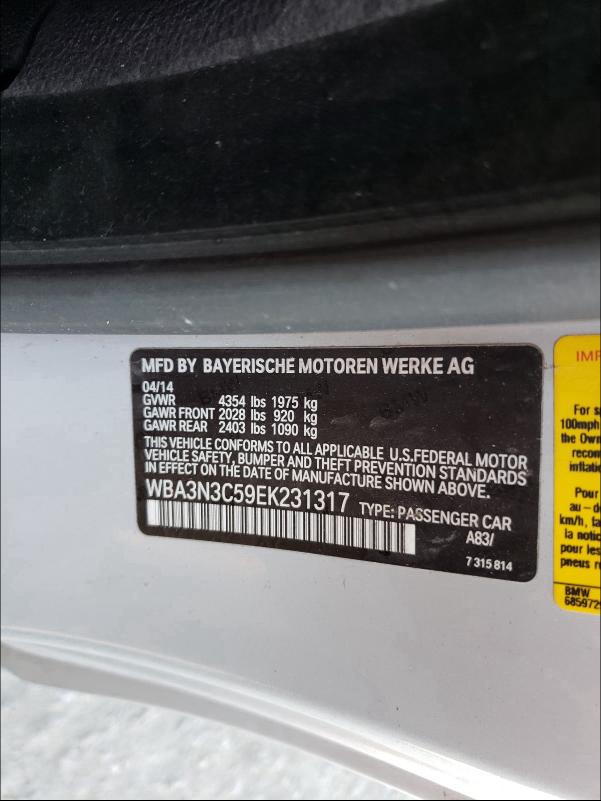 2014 BMW 428 I - WBA3N3C59EK231317
