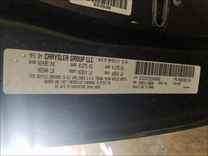 2014 DODGE CHARGER R/ 2C3CDXDT2EH248689