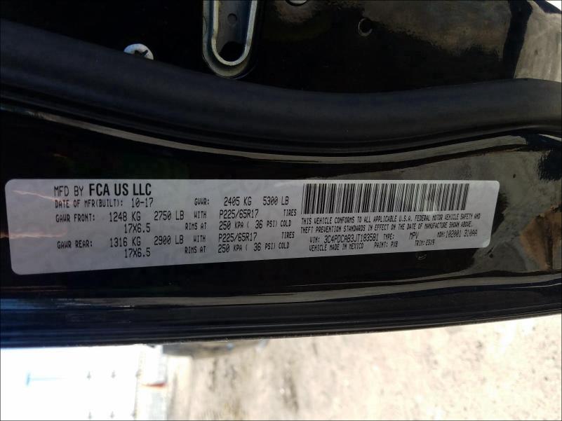 2018 DODGE JOURNEY SE 3C4PDCAB3JT183581