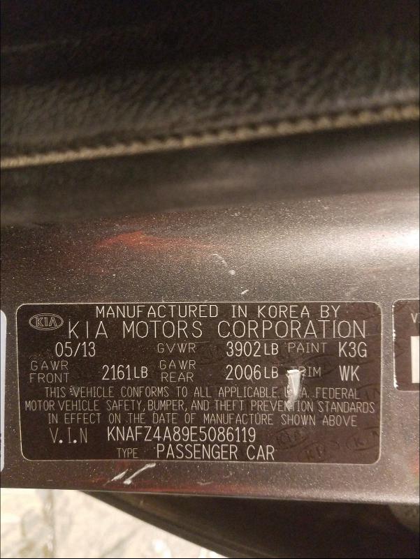 KNAFZ4A89E5086119 2014 Kia Forte Ex 2.0L