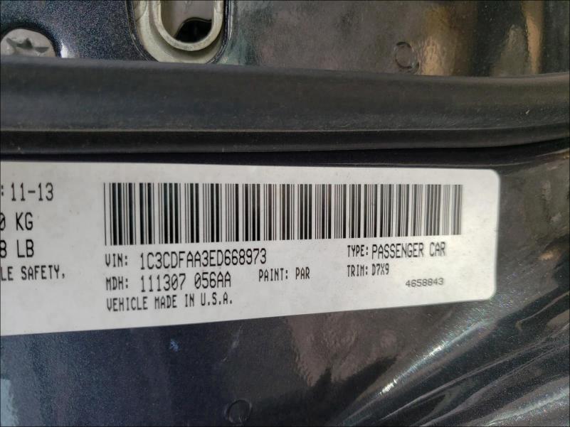 2014 DODGE DART SE 1C3CDFAA3ED668973
