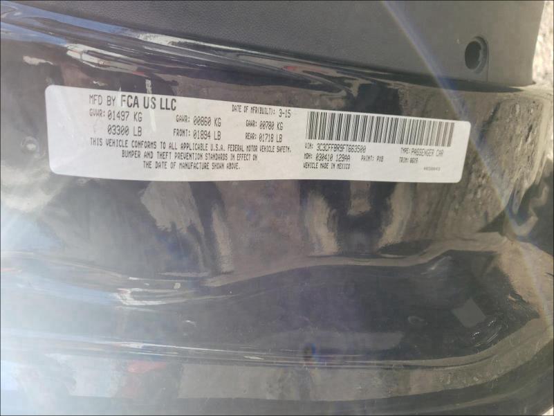 2015 FIAT 500 SPORT 3C3CFFBR9FT663500