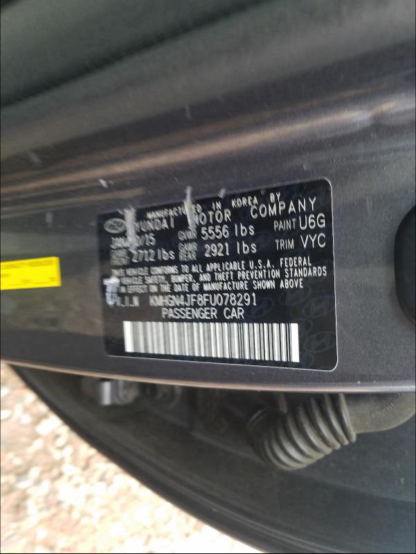 2015 HYUNDAI GENESIS 5. KMHGN4JF8FU078291