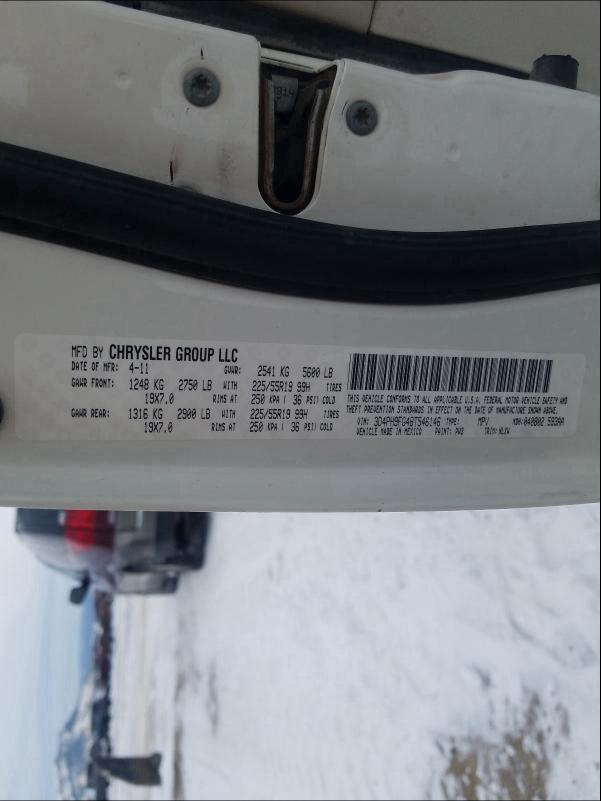 2011 DODGE JOURNEY LU 3D4PH9FG4BT546146