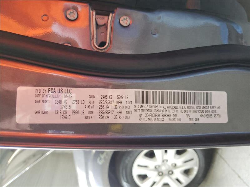 2019 DODGE JOURNEY SE 3C4PDCBB8KT866960