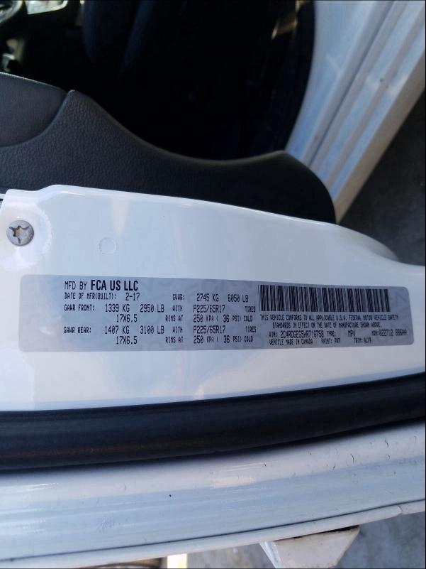 2017 DODGE GRAND CARA 2C4RDGEG5HR716758