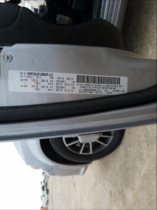2015 DODGE GRAND CARA 2C4RDGEG6FR566964