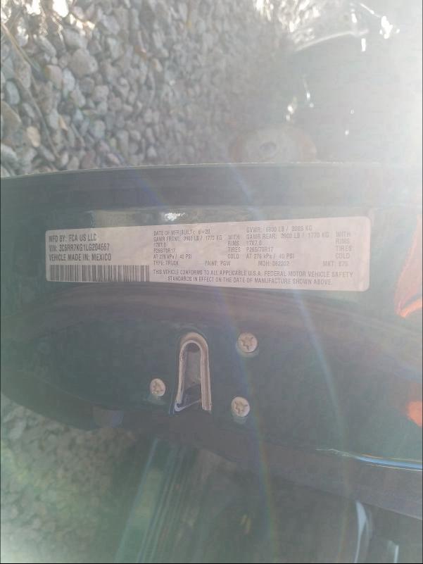 2020 RAM 1500 CLASS 3C6RR7KG1LG204667