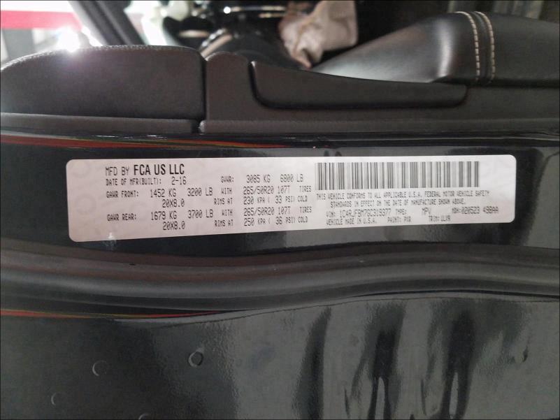 2016 JEEP GRAND CHER 1C4RJFBM7GC319377
