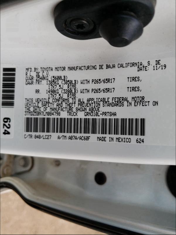 2020 TOYOTA TACOMA DOU 3TMDZ5BN7LM084798