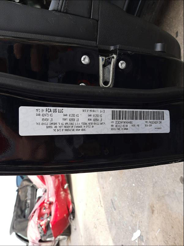 2019 DODGE CHARGER PO 2C3CDXAT0KH644961