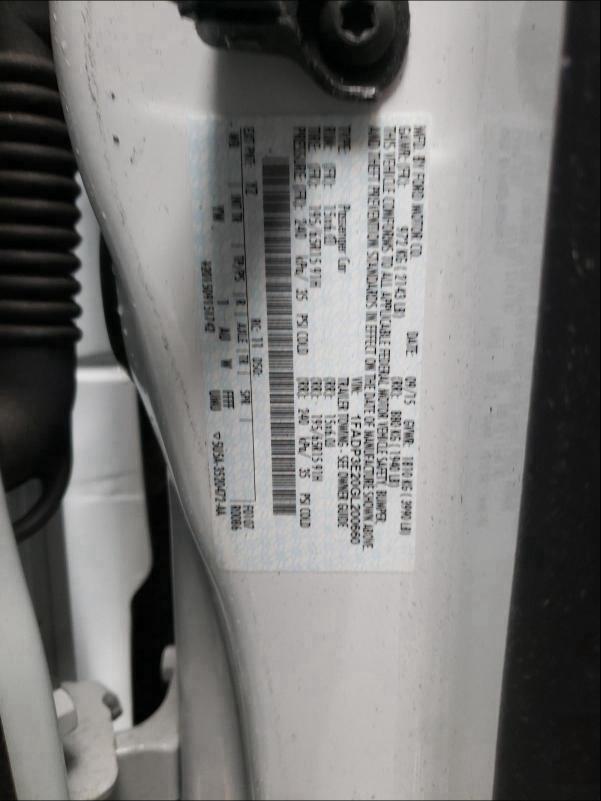 2016 FORD FOCUS S 1FADP3E20GL200660