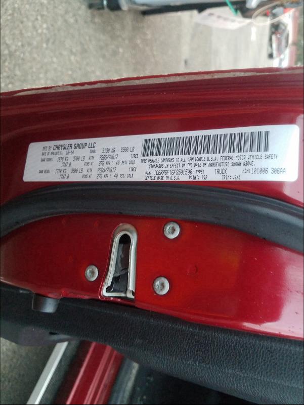 2015 RAM 1500 ST 1C6RR6FT6FS501500