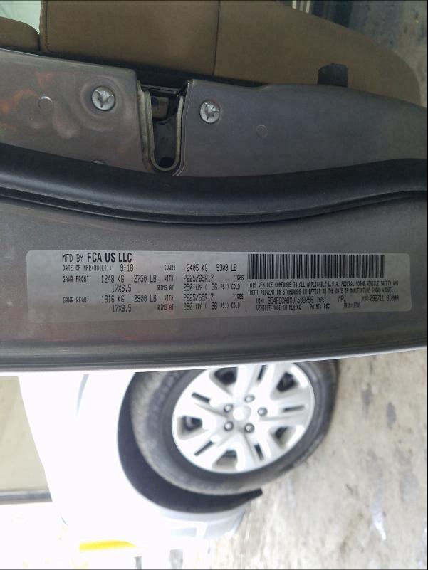 2018 DODGE JOURNEY 3C4PDCABXJT508758