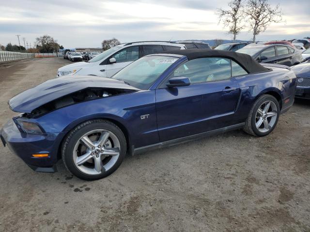 Salvage cars for sale from Copart San Martin, CA: 2010 Ford Mustang GT
