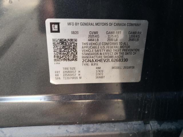2020 CHEVROLET EQUINOX LS - 2GNAXHEV2L6268330